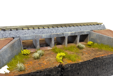 N Scale Concrete Culvert Bridge Kit