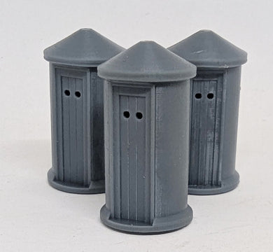 VR and SAR Concrete Telephone box x 3