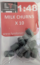 Load image into Gallery viewer, 1:48 O scale Milk Churns x 10