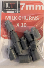 Load image into Gallery viewer, 7mm O scale Milk Churns x 10