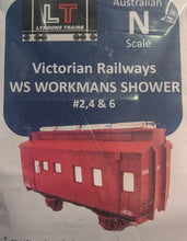 Load image into Gallery viewer, WS Workmen's Shower Car Kit N Scale