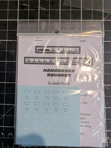 VR Assorted Hand brake squares HO