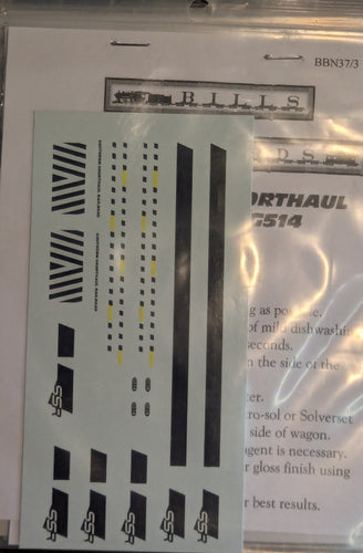 SSR G514 Decals - N Scale