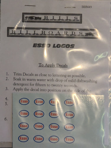 Esso Logos - N Scale