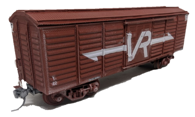 HO Scale Victorian Railways VF Louvre Van kit