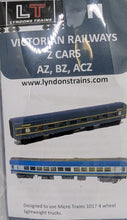 Load image into Gallery viewer, Victorian Railways Z set 3 car AZ,BZ,ACZ Kit N Scale