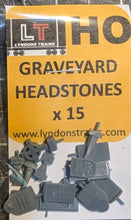 Load image into Gallery viewer, HO Scale Headstones x 15