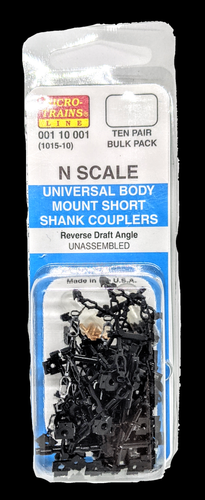 Micro-Trains Short shank couplers 10 Pair (1015)