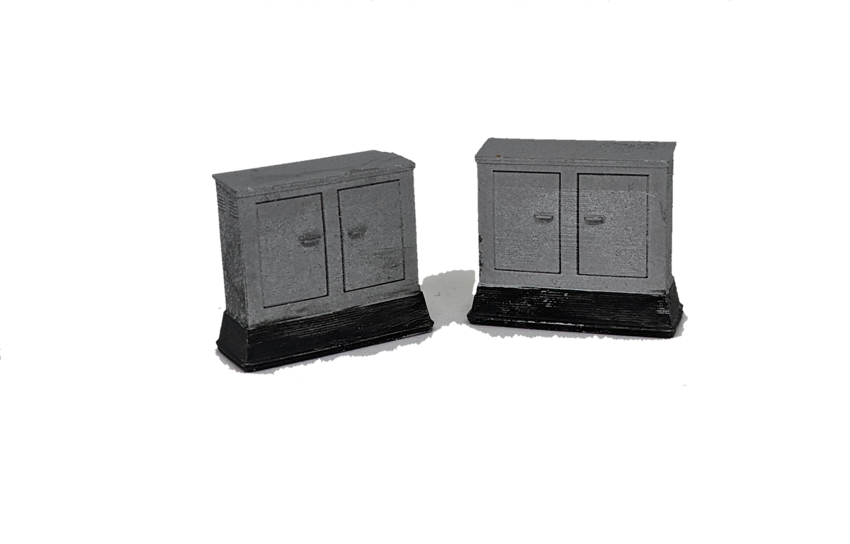 2 x Victorian Railways Trackside Cabinets kit HO scale RTR – Lyndons Trains