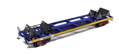 RCJF Coil Steel wagon with Cradles - N Scale