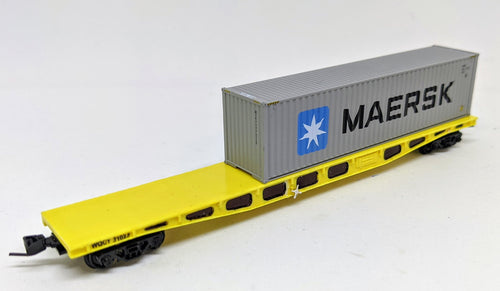 West Australian WQCY container wagon N Scale