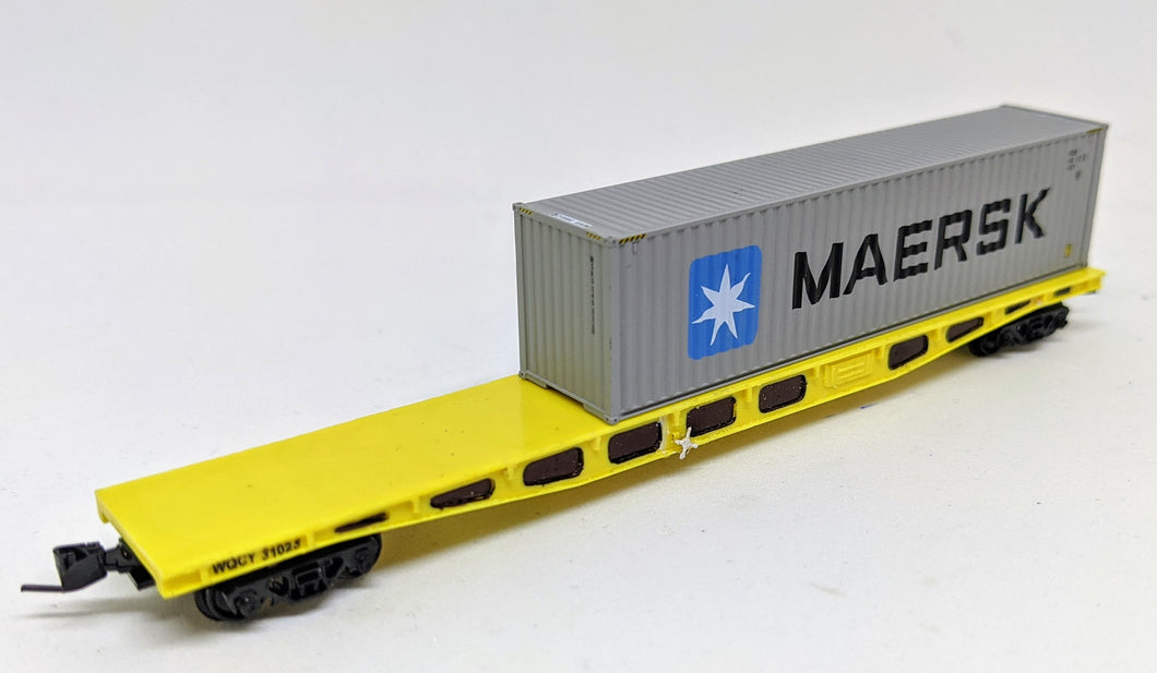 West Australian WQCY container wagon N Scale